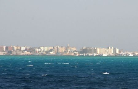 Hurghada in Sicht.