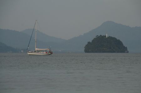 Ein letztes Mal mit Juliane und Jaap in der Bucht  Tg. Pekula ....