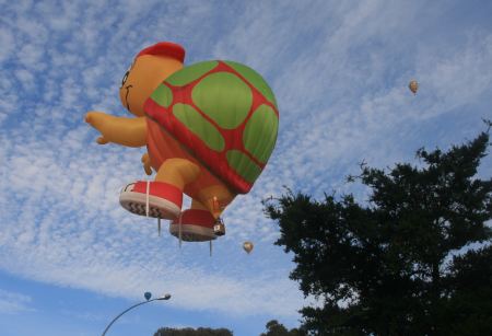 den lustigen HeiÃŸluftballons.