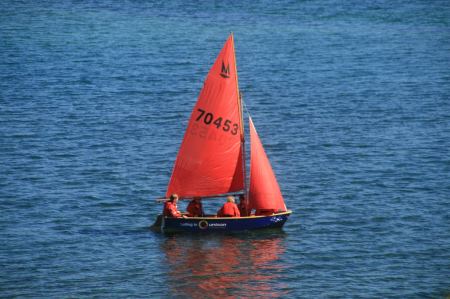 Kleine Segler auf dem Lake Taupo